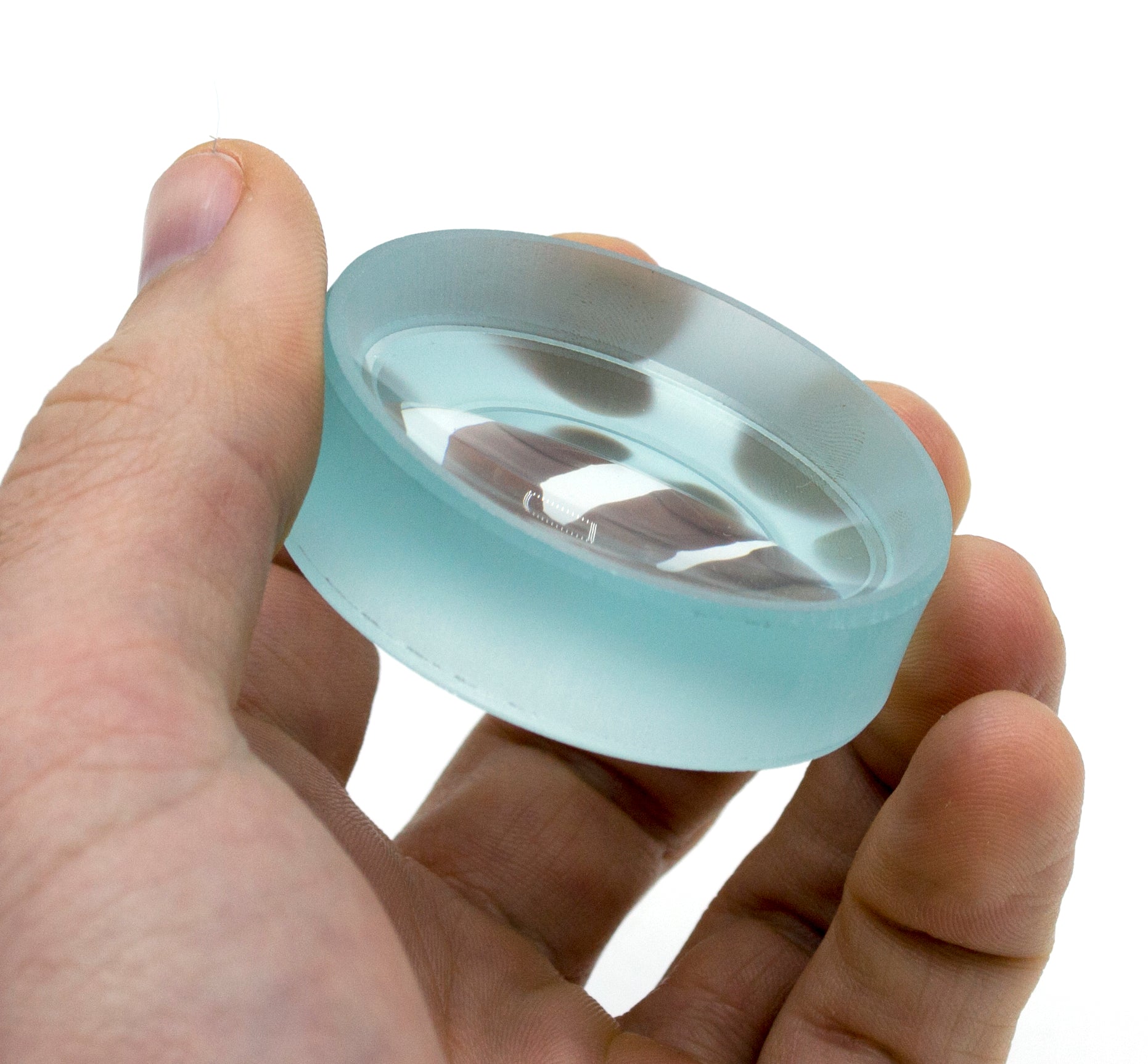 High Optical Purity Double Concave Glass Lens, 50mm Diameter