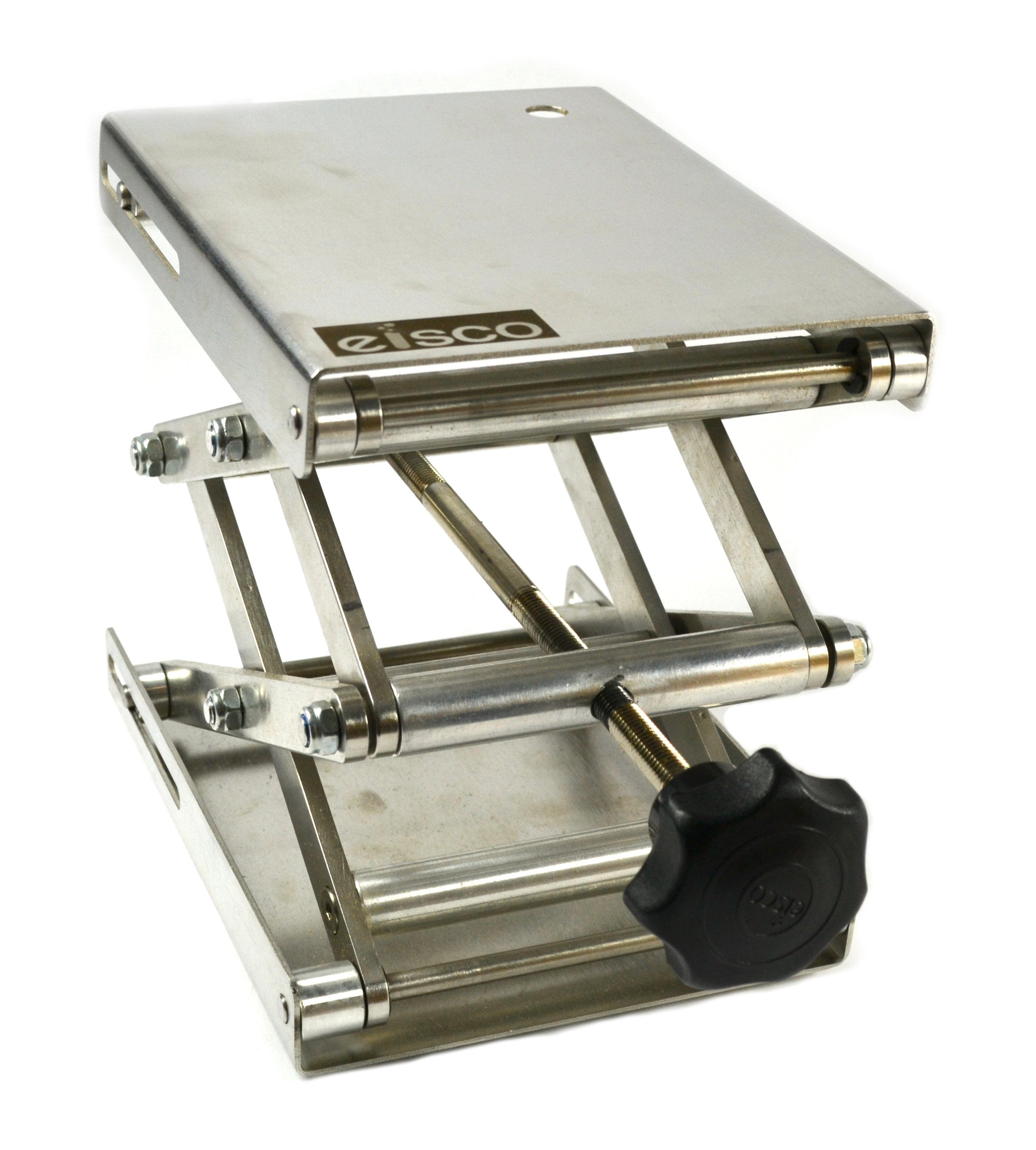 Stainless Steel Lab Jack, 6.5 x 5" Surface, 11" Max Height