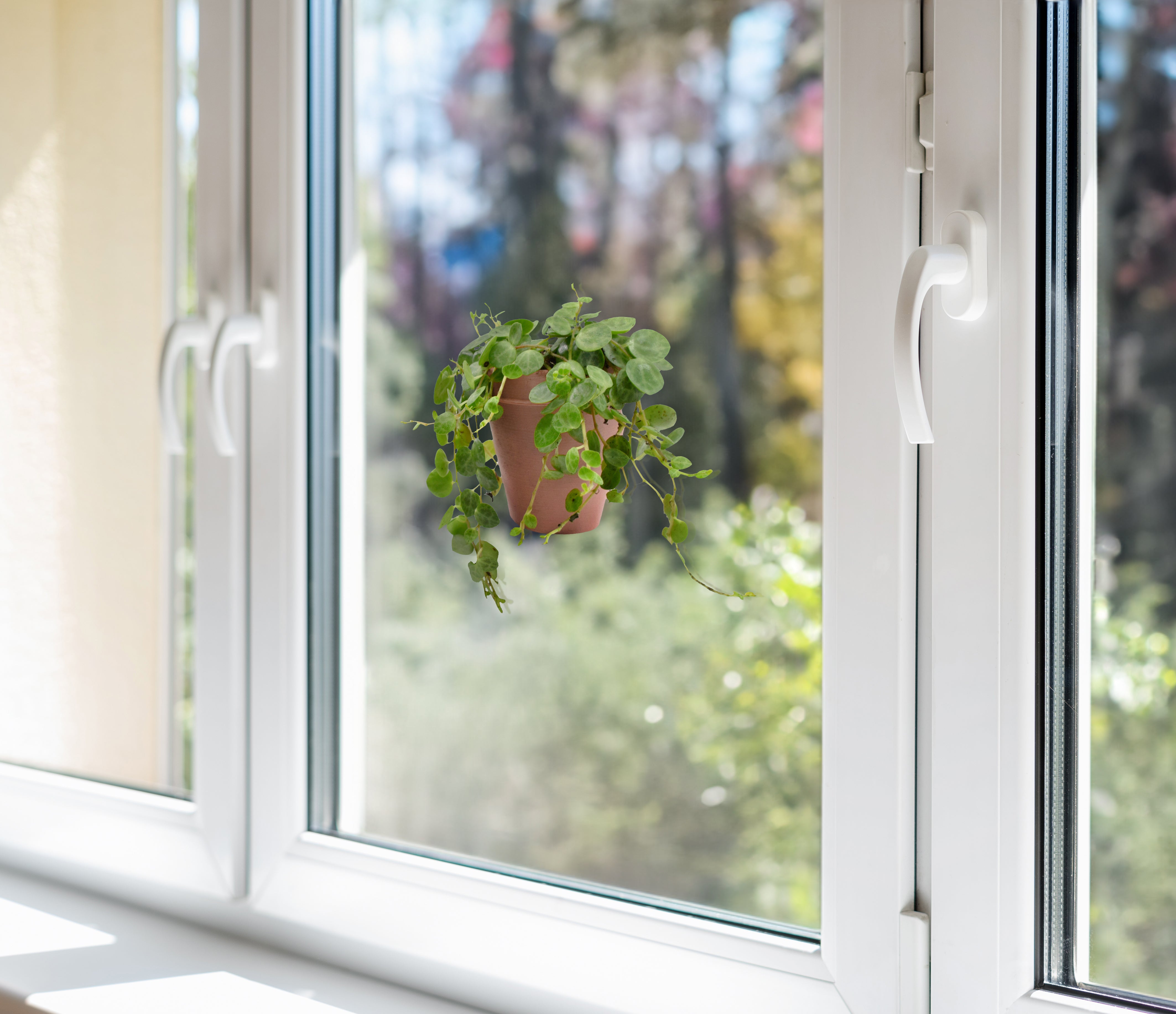 4-Piece Terracotta Magnetic Plant Pots for Fridge, Whiteboard and Window