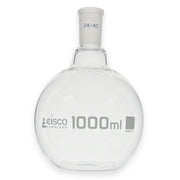 Flat Bottom Boiling Flask with 24/40 Ground Joint, 1000mL, Borosilicate Glass