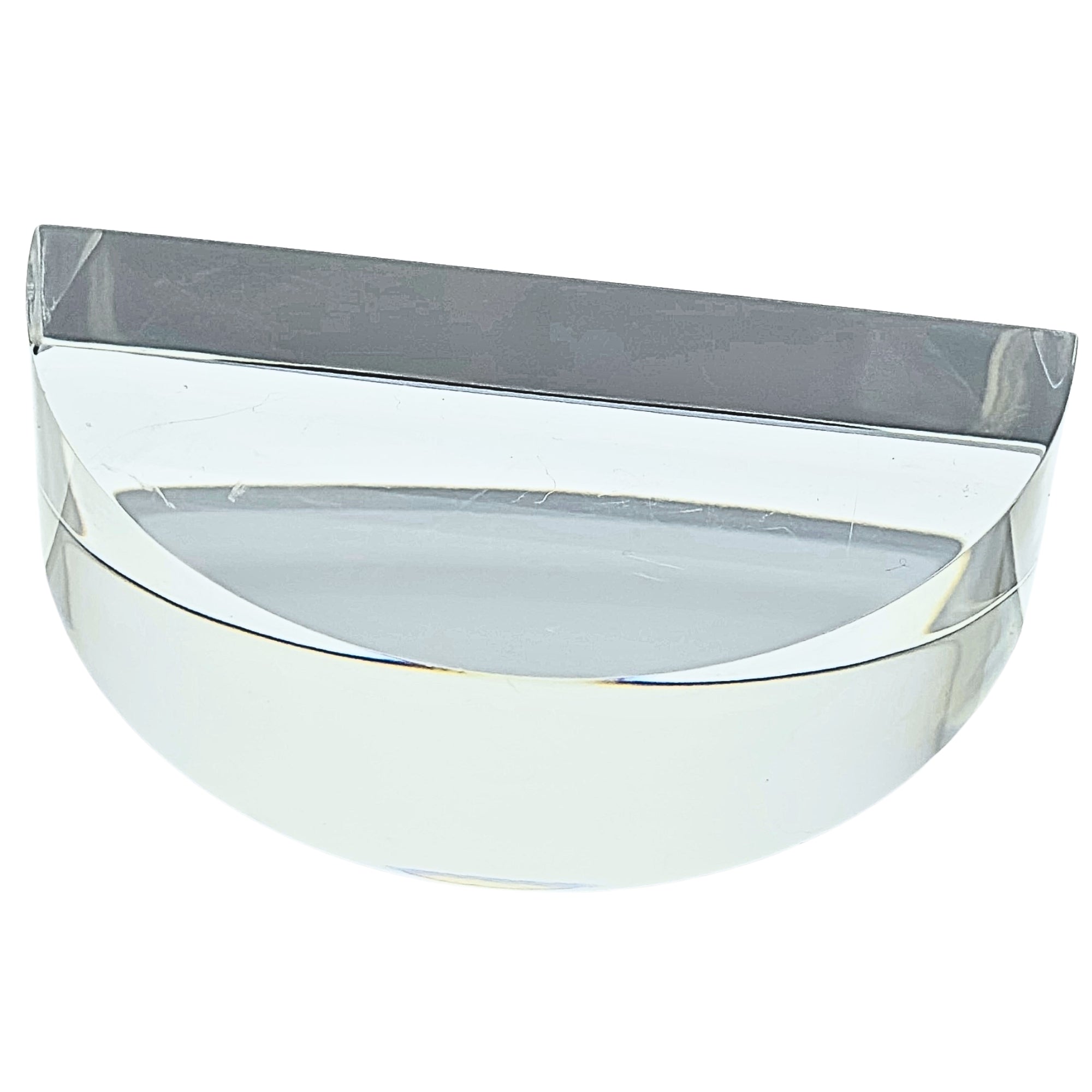 Semicircular Acrylic Block, 90 x 25mm
