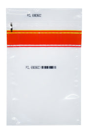 Tamper-Evident Security Bags with Barcode, 6 x 9", 100-Pack