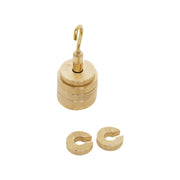 Brass Slotted Mass Set with Hanger
