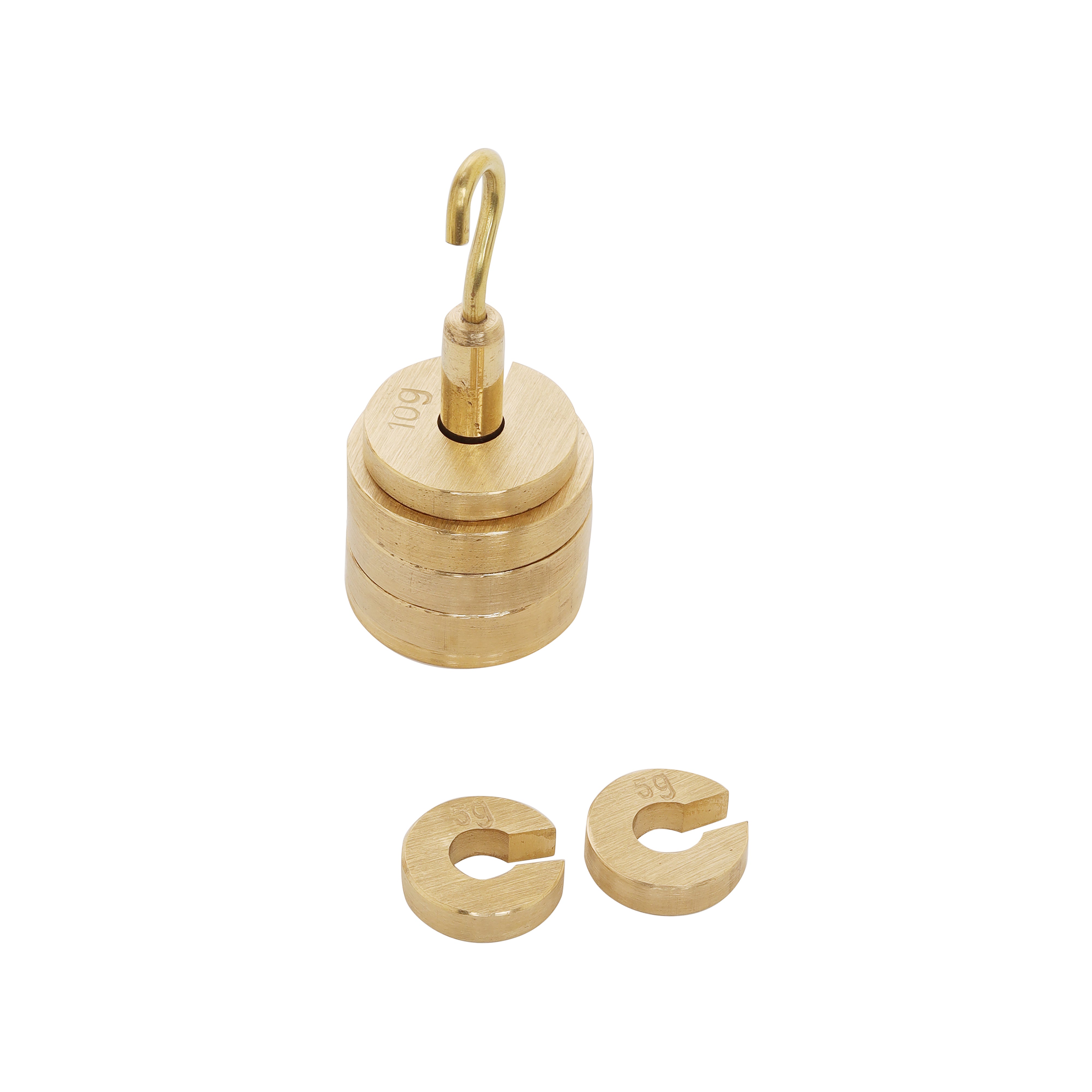 Brass Slotted Mass Set with Hanger