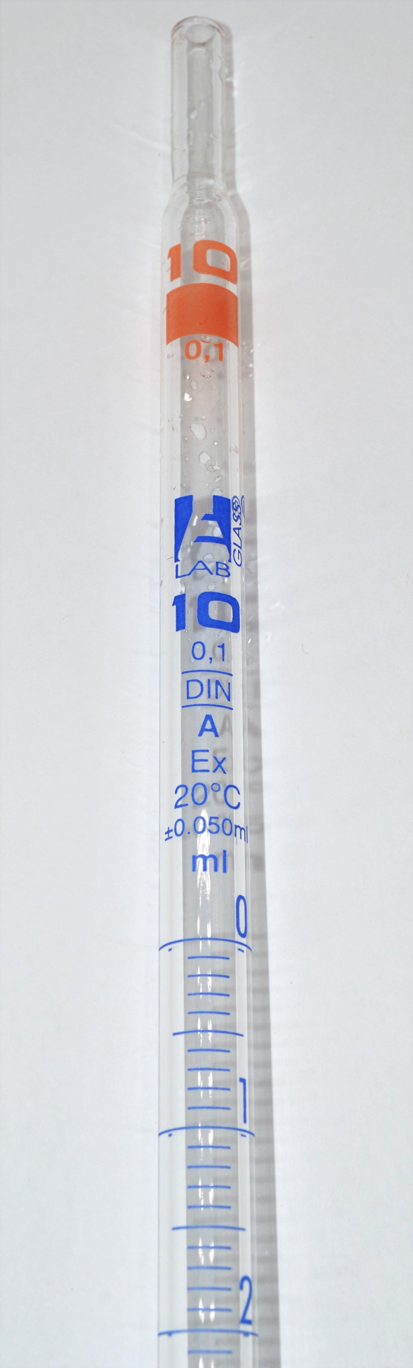 Serological Pipette Set with 5mL and 10mL Pipettes and 10mL Pump, Borosilicate Glass