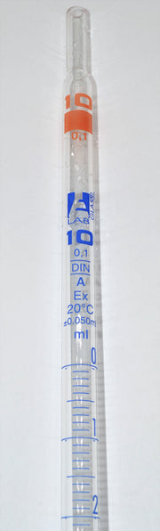 Serological Pipette Set with 5mL and 10mL Pipettes and 10mL Pump, Borosilicate Glass