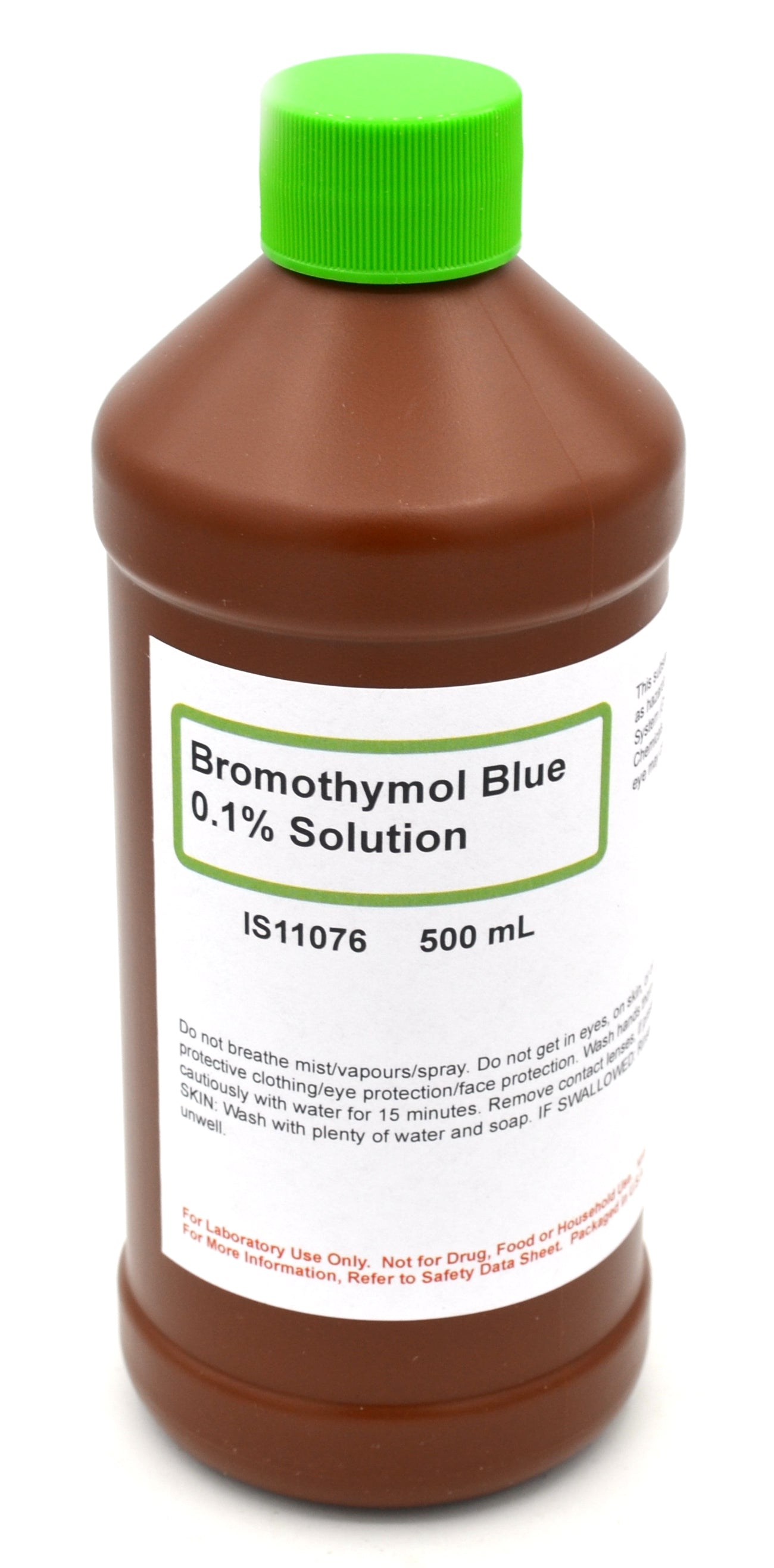 0.1% Aqueous Bromothymol Blue Indicator Solution, 500mL