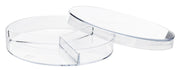 25-Pack Sterile 3-Compartment Triple-Vented Polystyrene Petri Dishes, 90mm
