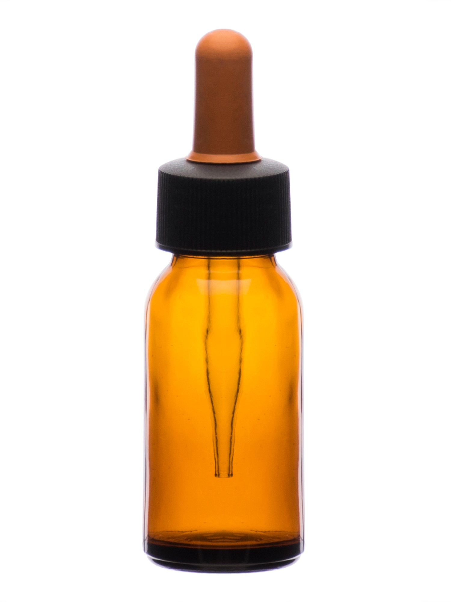 Amber Soda Lime Glass Dropping Bottle with Screw Cap