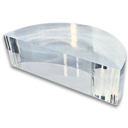 Semicircular Acrylic Block, 90 x 25mm