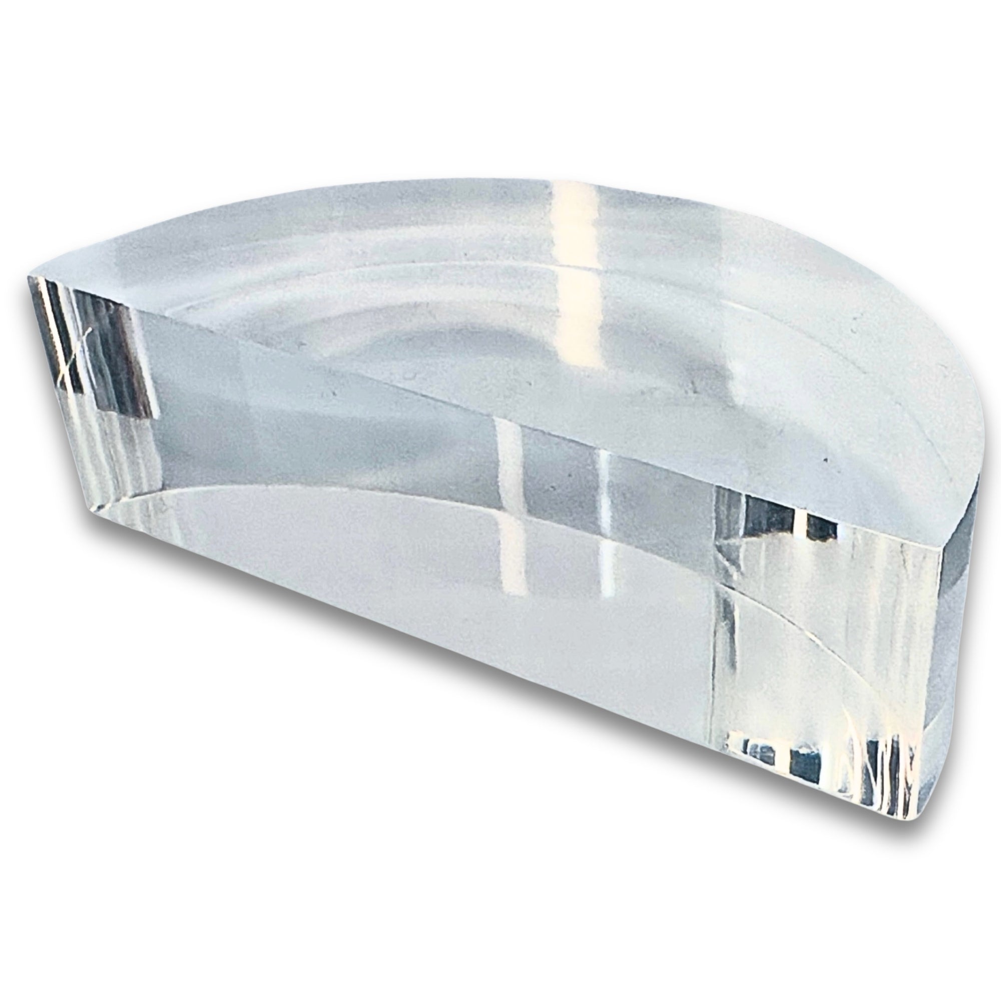 Semicircular Acrylic Block, 90 x 25mm