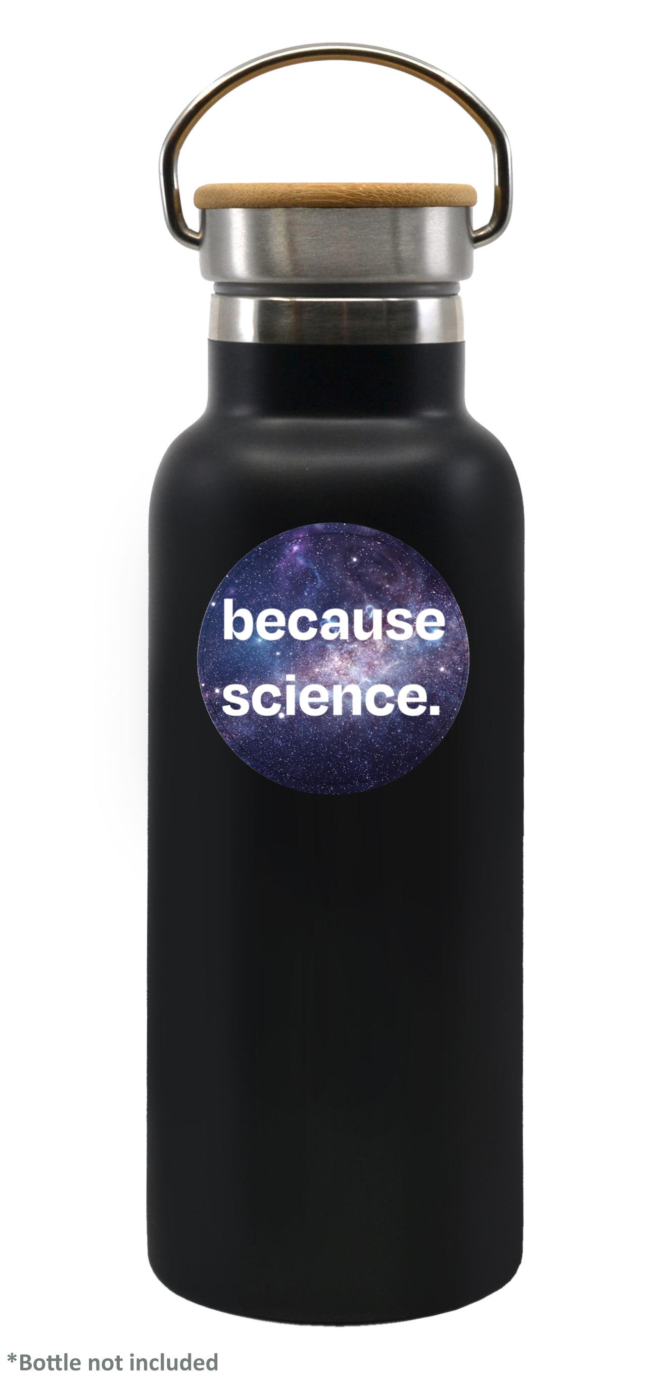 Because Science Circular Premium Vinyl Sticker, 2 inch