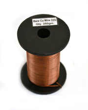 22 SWG Bare Copper Wire, 225ft Reel (0.71mm Dia)