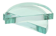 Semicircular Glass Prism Block, 90 x 45 x 15mm