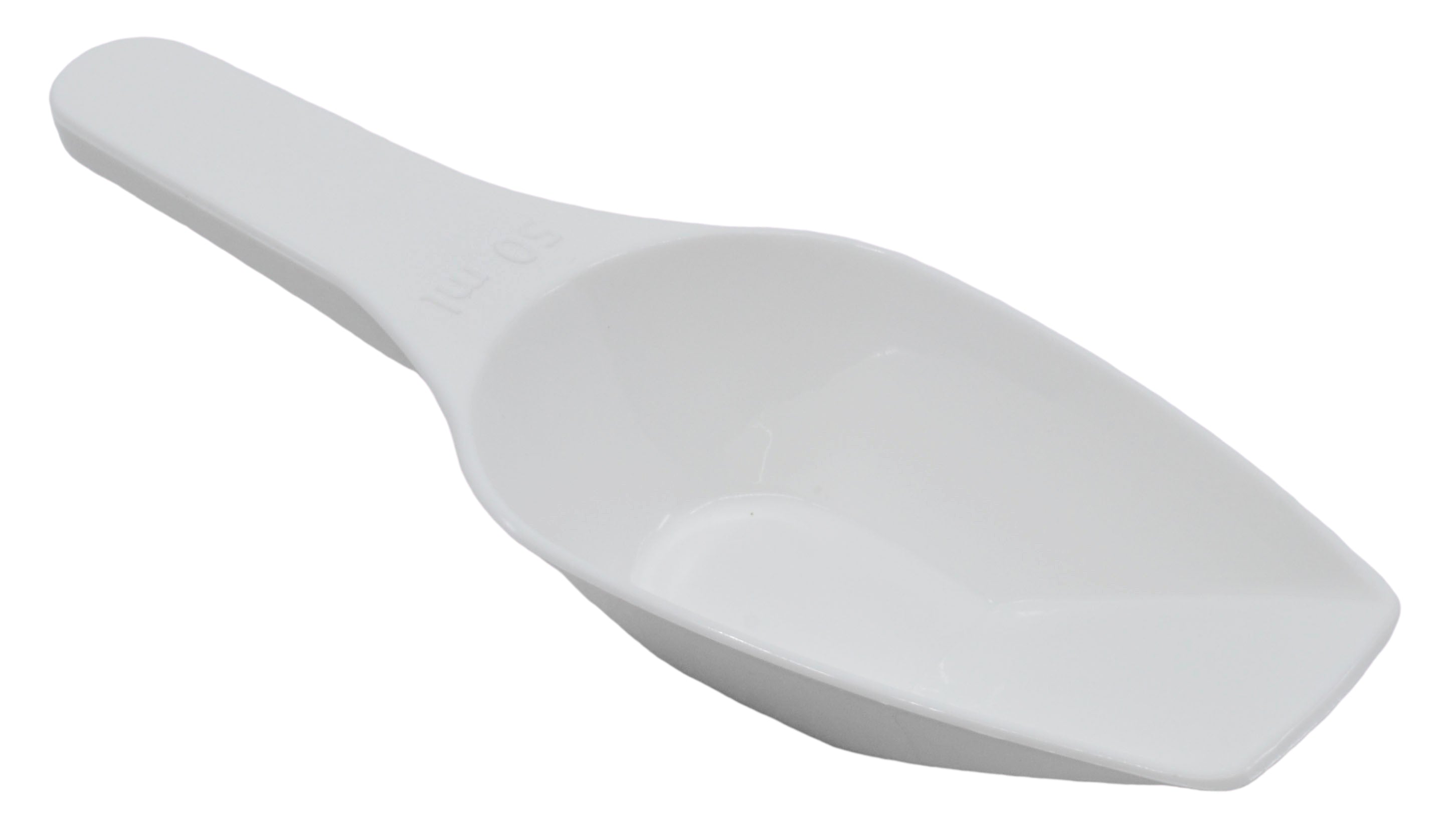Autoclavable Polypropylene Scoop with Flat Bottom
