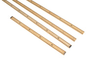 Hardwood Half-Meter Stick, Economy, Horizontal Reading