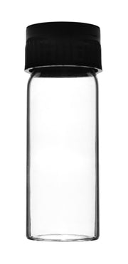 Flat Bottom Borosilicate Glass Test Tube with Bakelite Screw Cap, 20mL