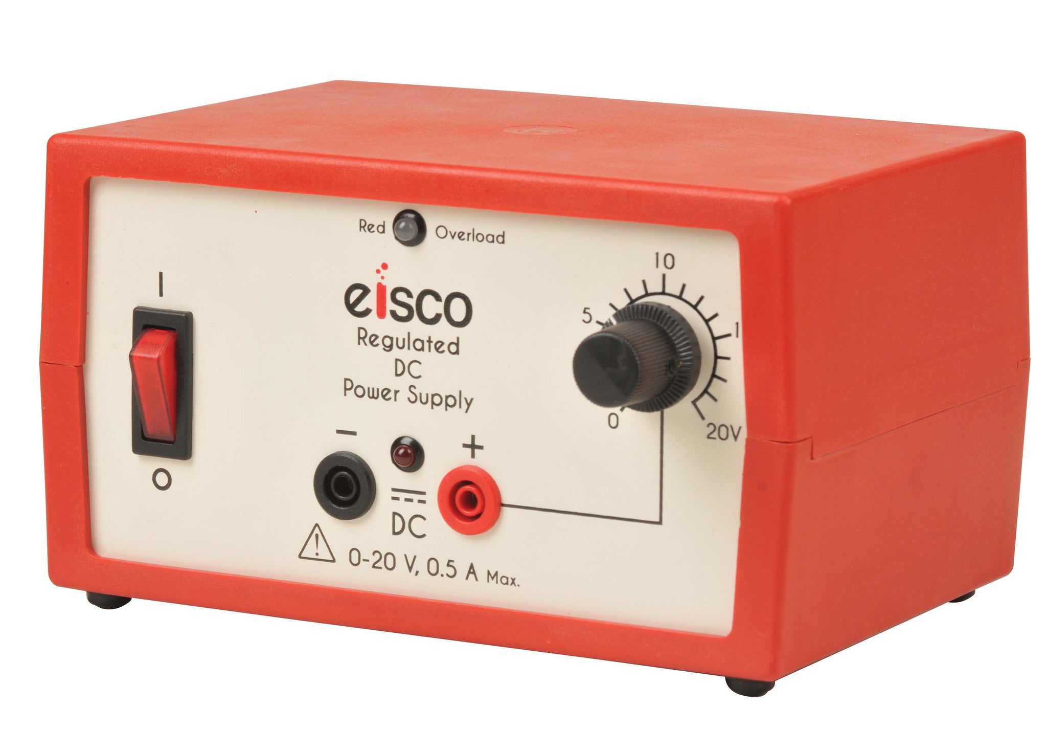 Regulated DC Power Supply, 0-20V 0.5A