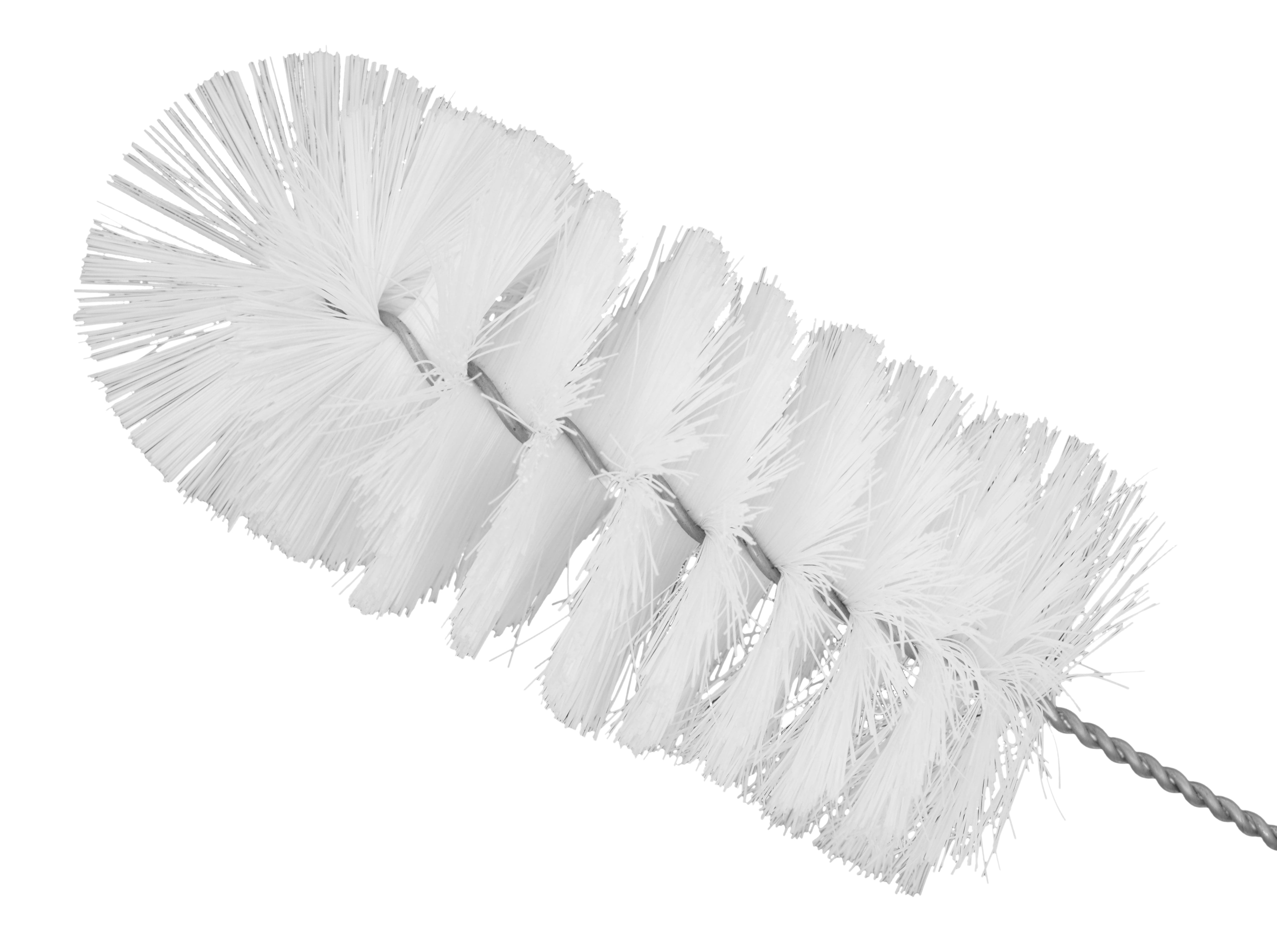 18" Fan-Shaped Nylon Cleaning Brush for 2.6-3" Tubes