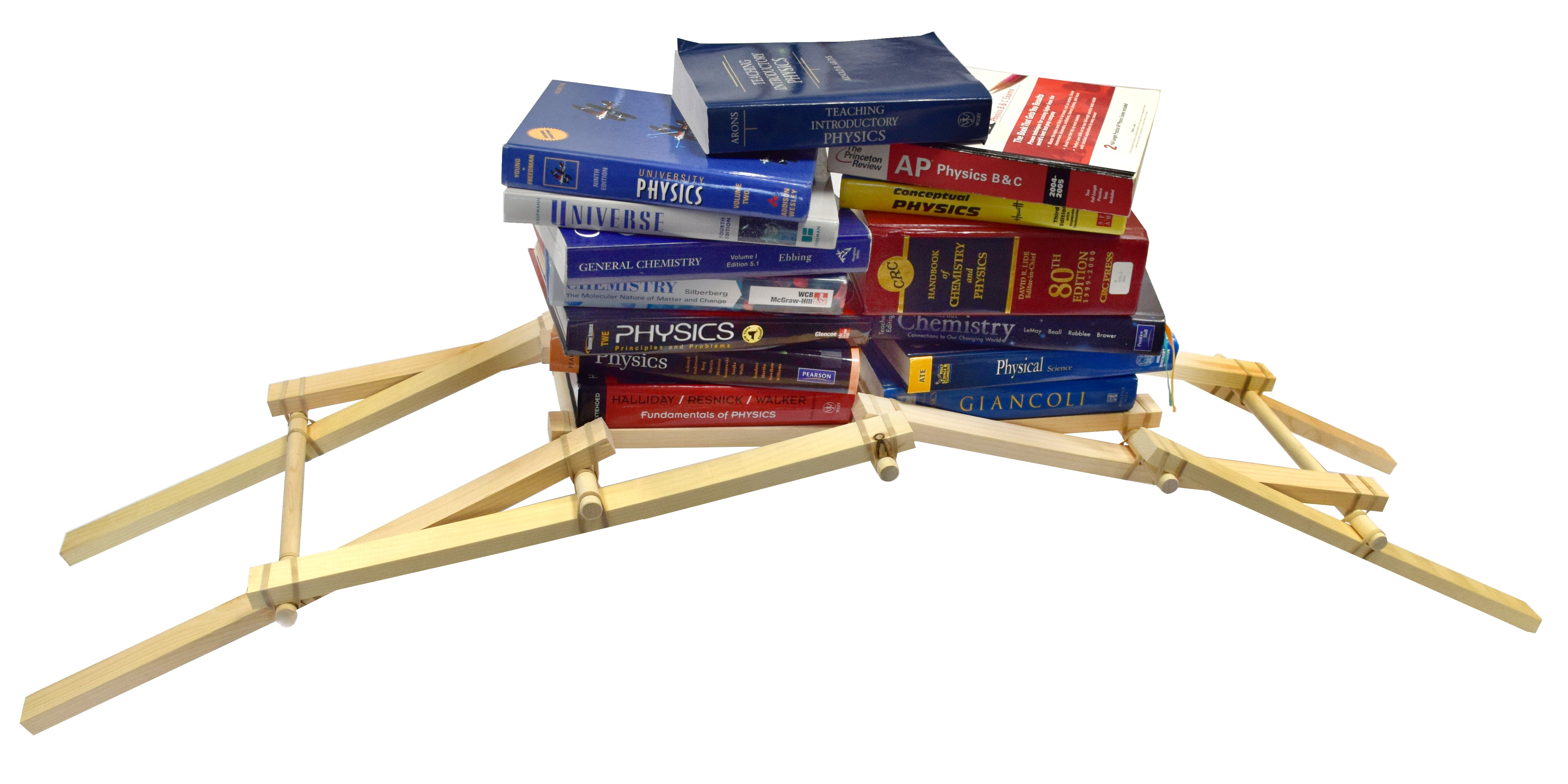 Leonardo da Vinci Bridge Physics Demonstration Kit, 5-Foot Span