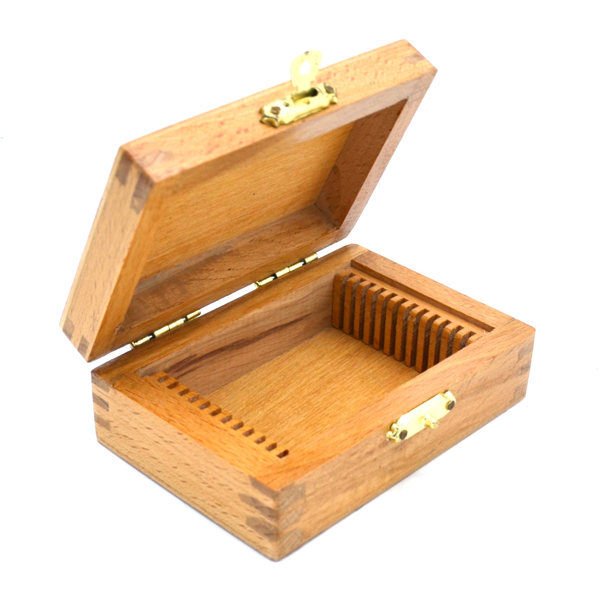 Wooden Slide Box for 25 Standard Slides, 75 x 25mm