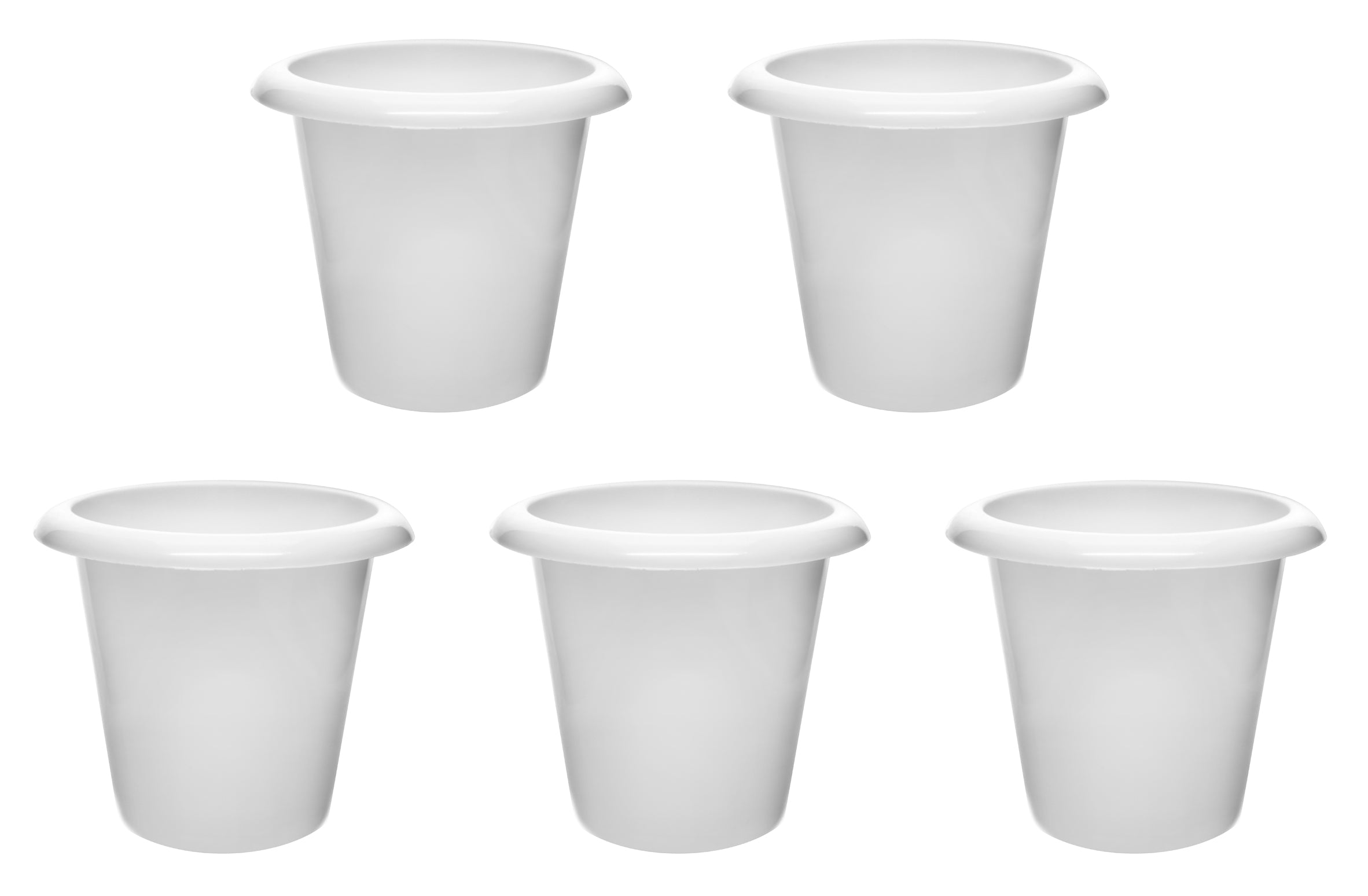 Polypropylene Plant Nursery Pot, 5-Pack