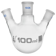 Round Bottom Three-Angled-Neck Borosilicate Glass Distillation Flask