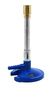 LPG Bunsen Burner with Flame Stabilizer and Zinc Alloy Base
