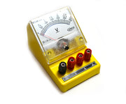 Triple-Range Moving Coil DC Voltmeter, 0-3V / 0-15V / 0-300V