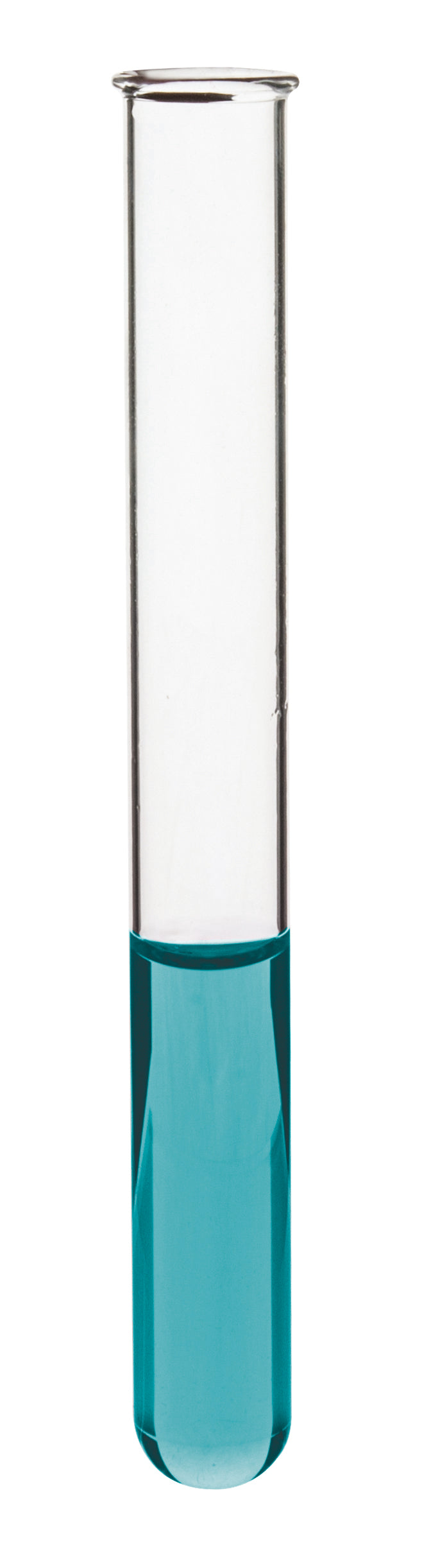 48PK Test Tubes, 3mL, 10x75mm - Rimmed - Light Wall, 1mm Thick - Borosilicate 3.3 Glass