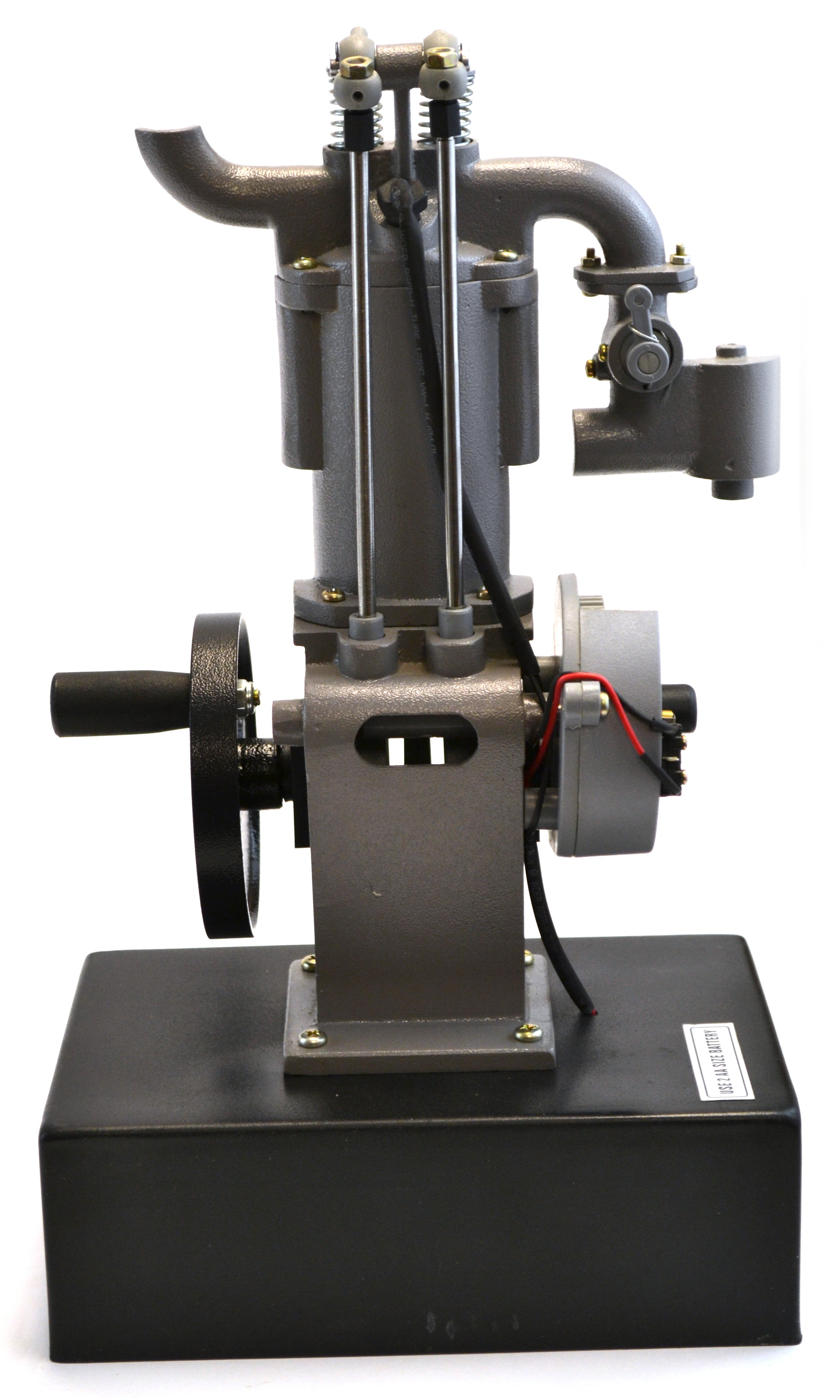 4-Stroke Gasoline Hand-Crank Engine Model, 13.75"