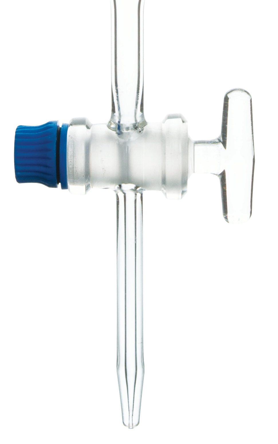 Straight Pattern Glass Key Stopcock, Borosilicate Glass