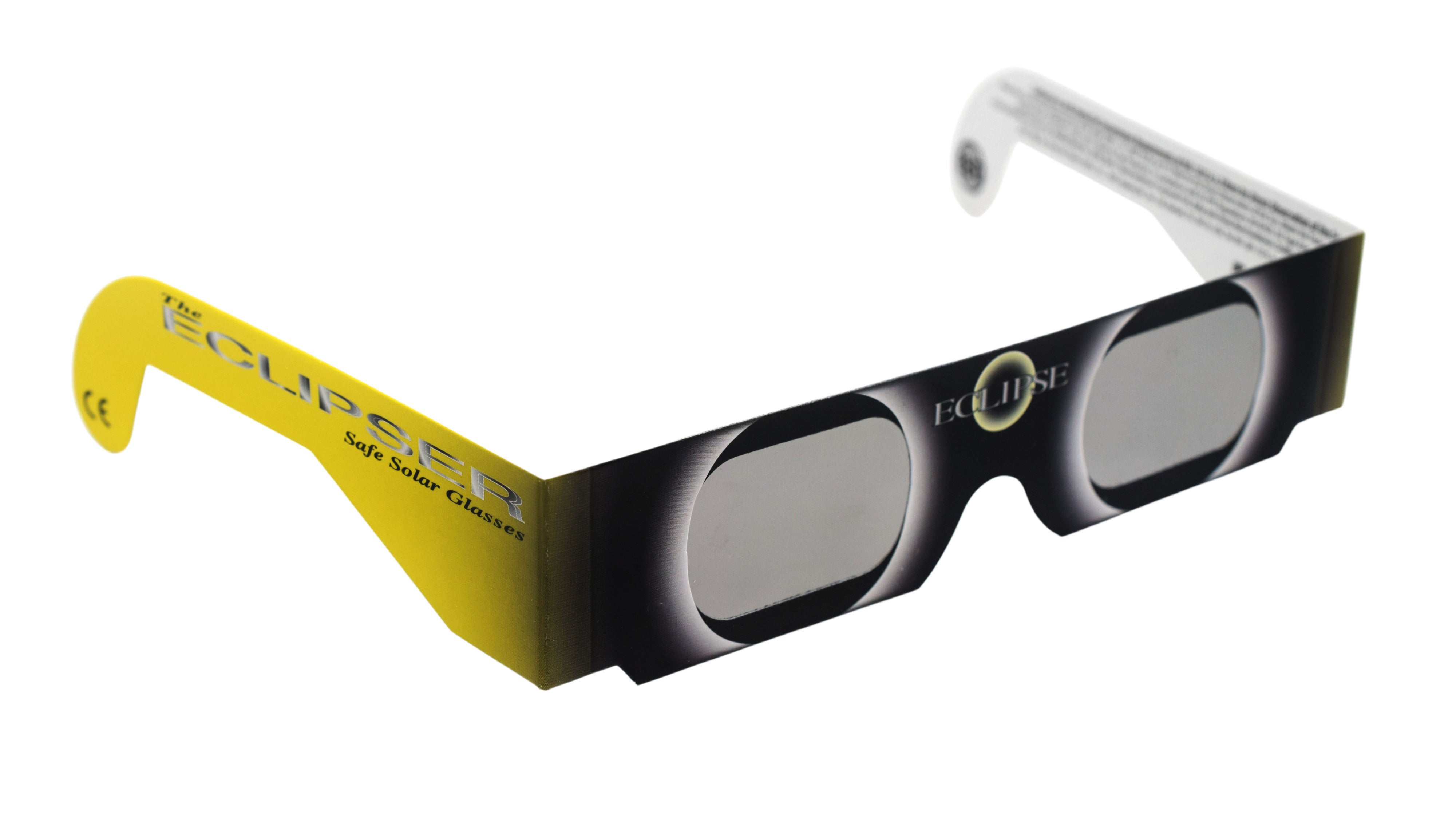 Solar Eclipse Glasses, CE/ISO Certified, 10-Pack