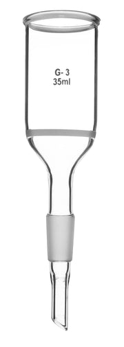 G-3 Porosity Borosilicate Glass Buchner Funnel with Jointed Stem