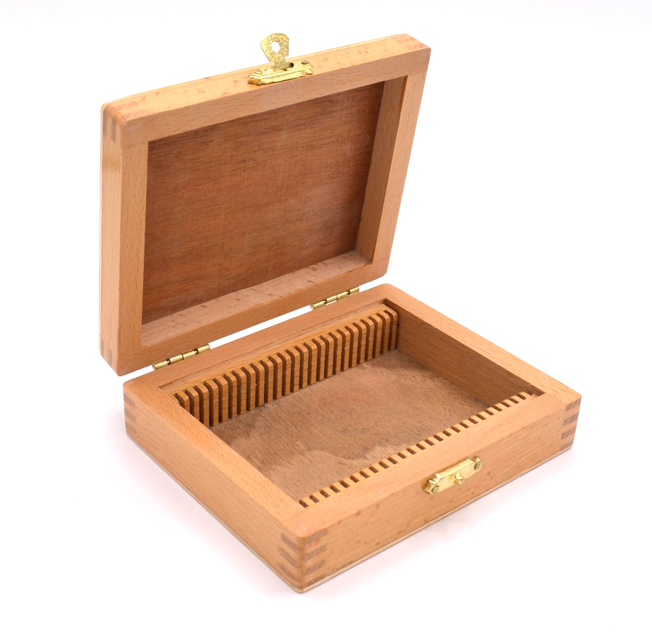 Wooden Slide Box for 25 Standard Slides, 75 x 25mm
