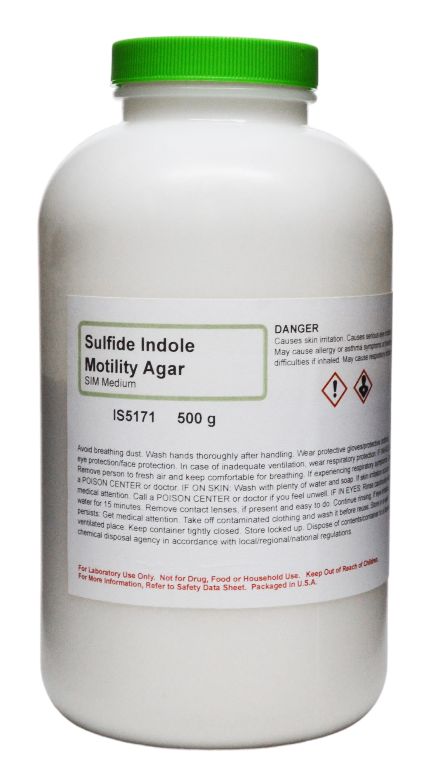 Sulfide Indole Motility (SIM) Differential Medium