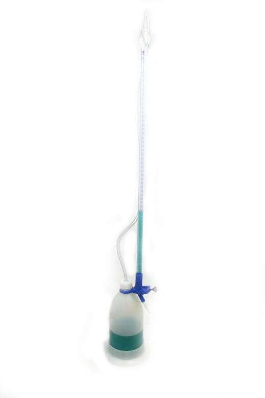 Automatic Self-Zeroing Burette with Reservoir and Base, 50mL, Borosilicate Glass