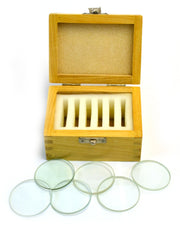 6-Piece Acrylic Lens Set, 50mm (Convex, Concave, Plano, Meniscus)