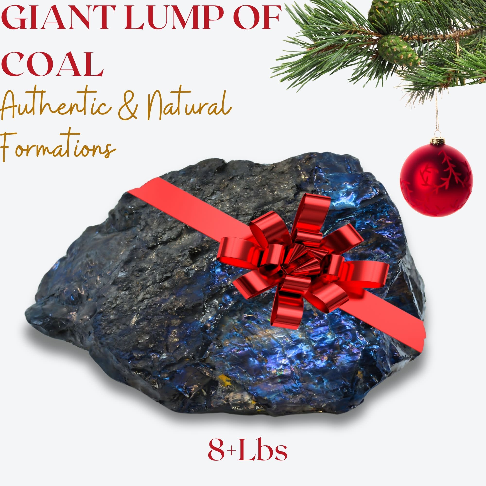 8lb Huge Lump of Coal Novelty Gift
