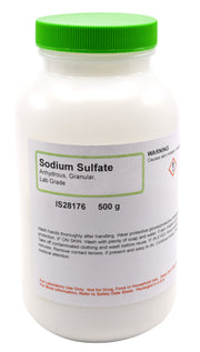 Laboratory Grade Granular Anhydrous Sodium Sulfate, 500g