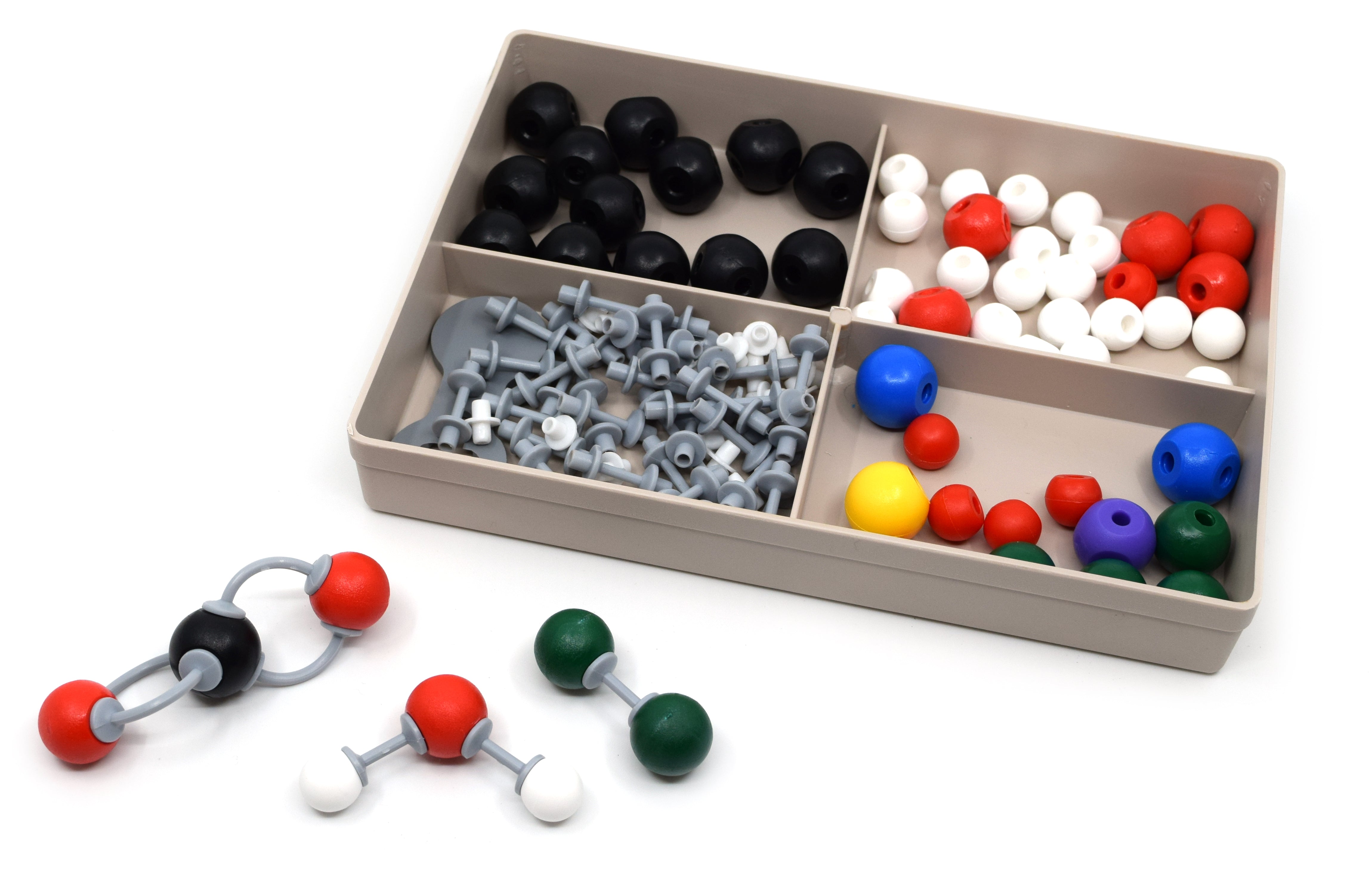 127-Piece Inorganic Molecular Model Kit with Storage Case