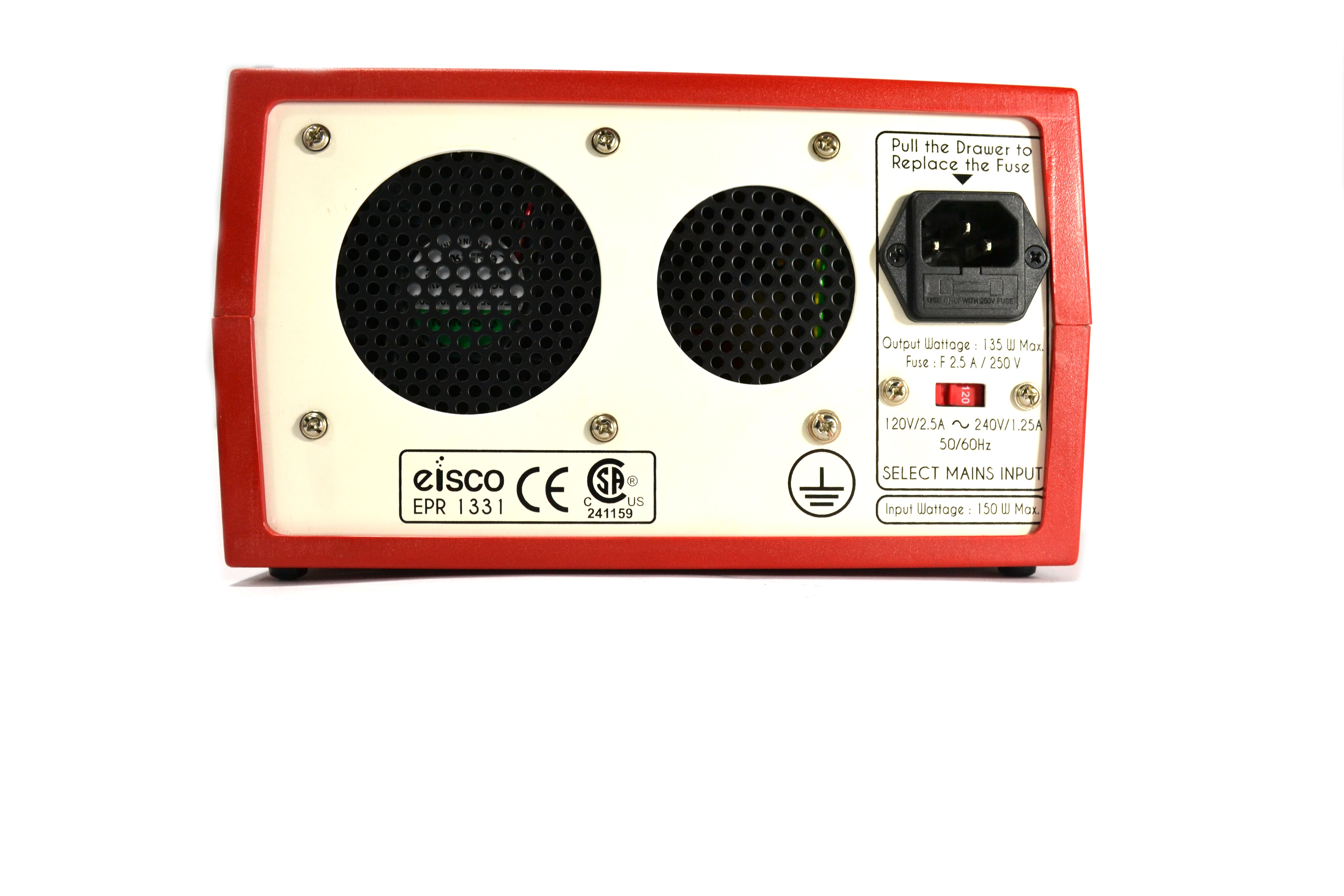 Regulated Dual-Output Digital Power Supply, 12V 5A AC + 0-12V 5A DC