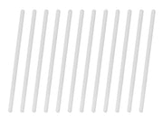 9.8" Polypropylene Stirring Rods with Rounded Ends, 7mm, 12-Pack