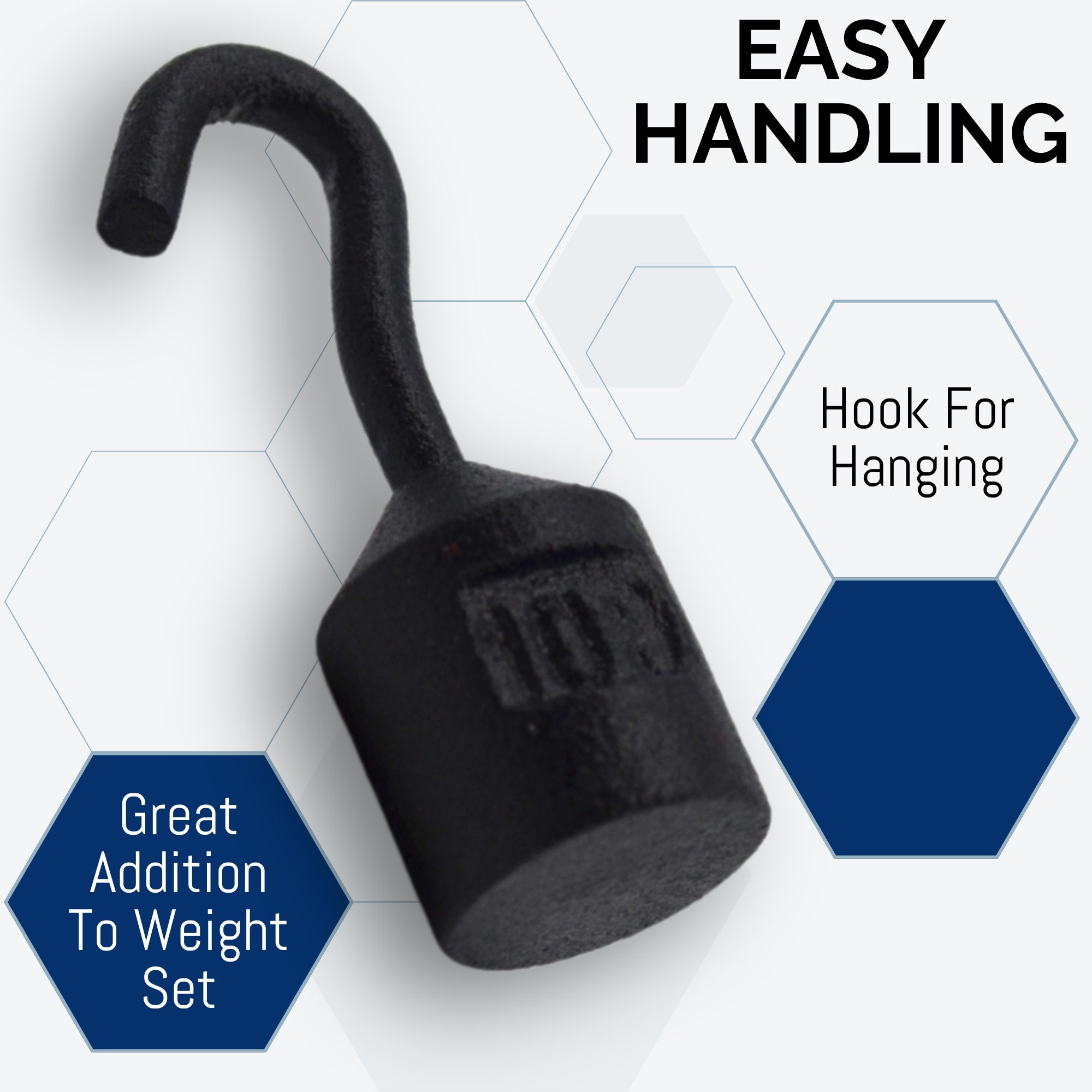 10g Iron Cylindrical Hooked Weight