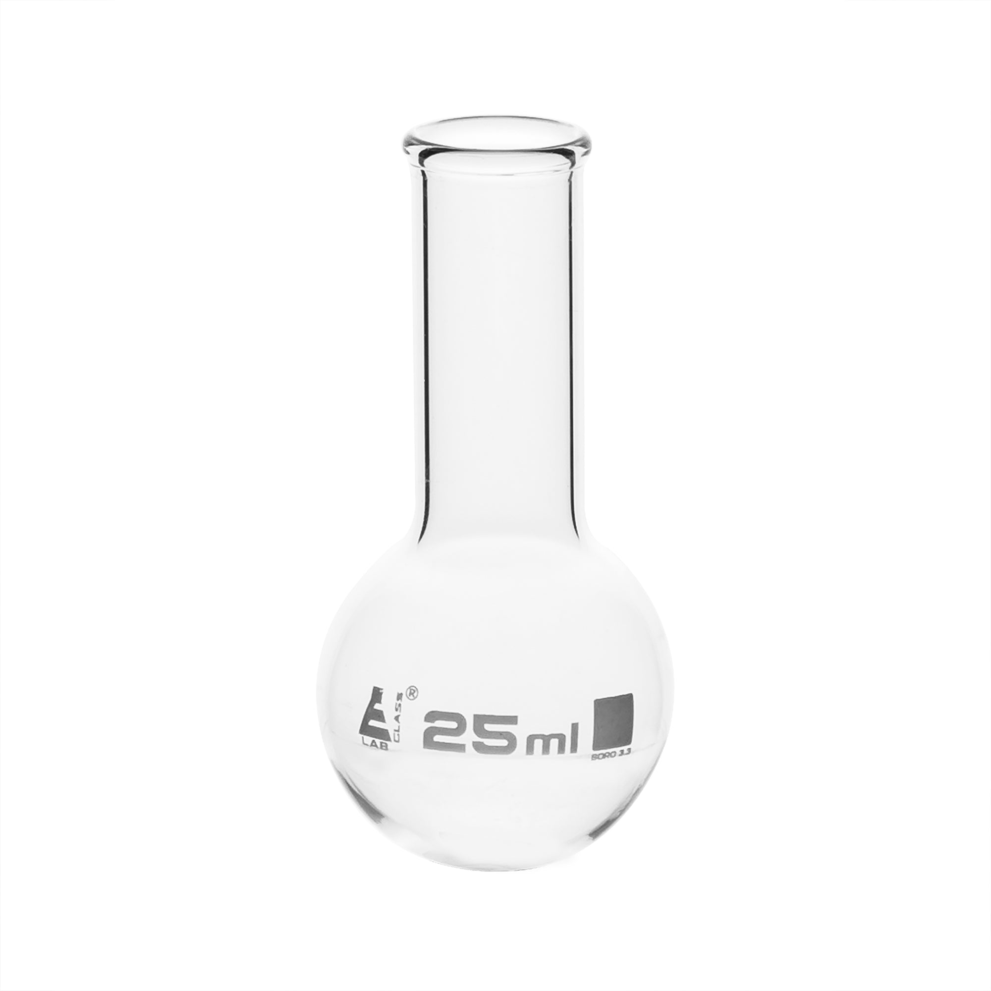 Round Bottom Narrow Neck Florence Borosilicate Glass Boiling Flask