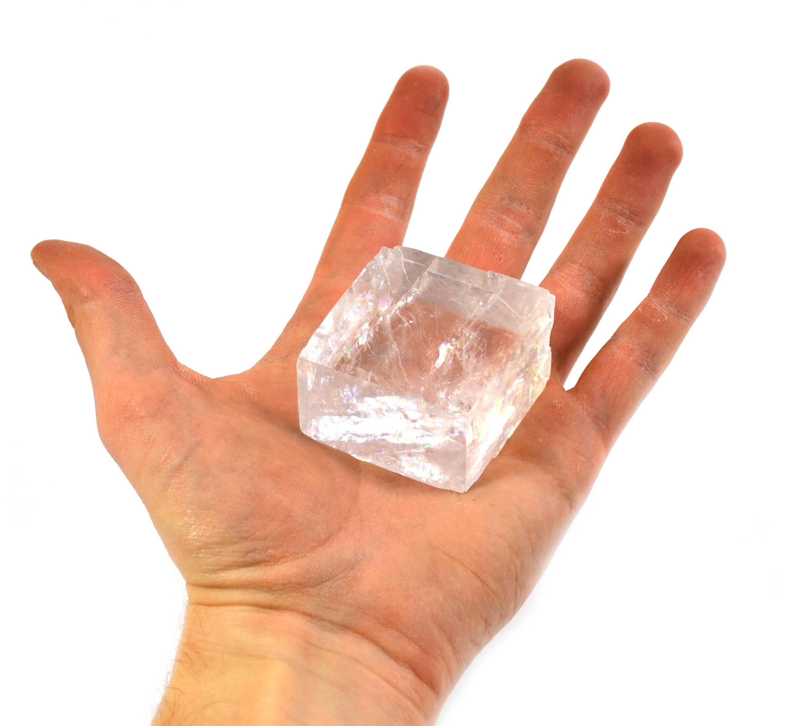 Optical Calcite Iceland Spar Specimen, 2-2.5 inch