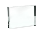 Rectangular Refraction Acrylic Block, 100 x 75 x 18mm