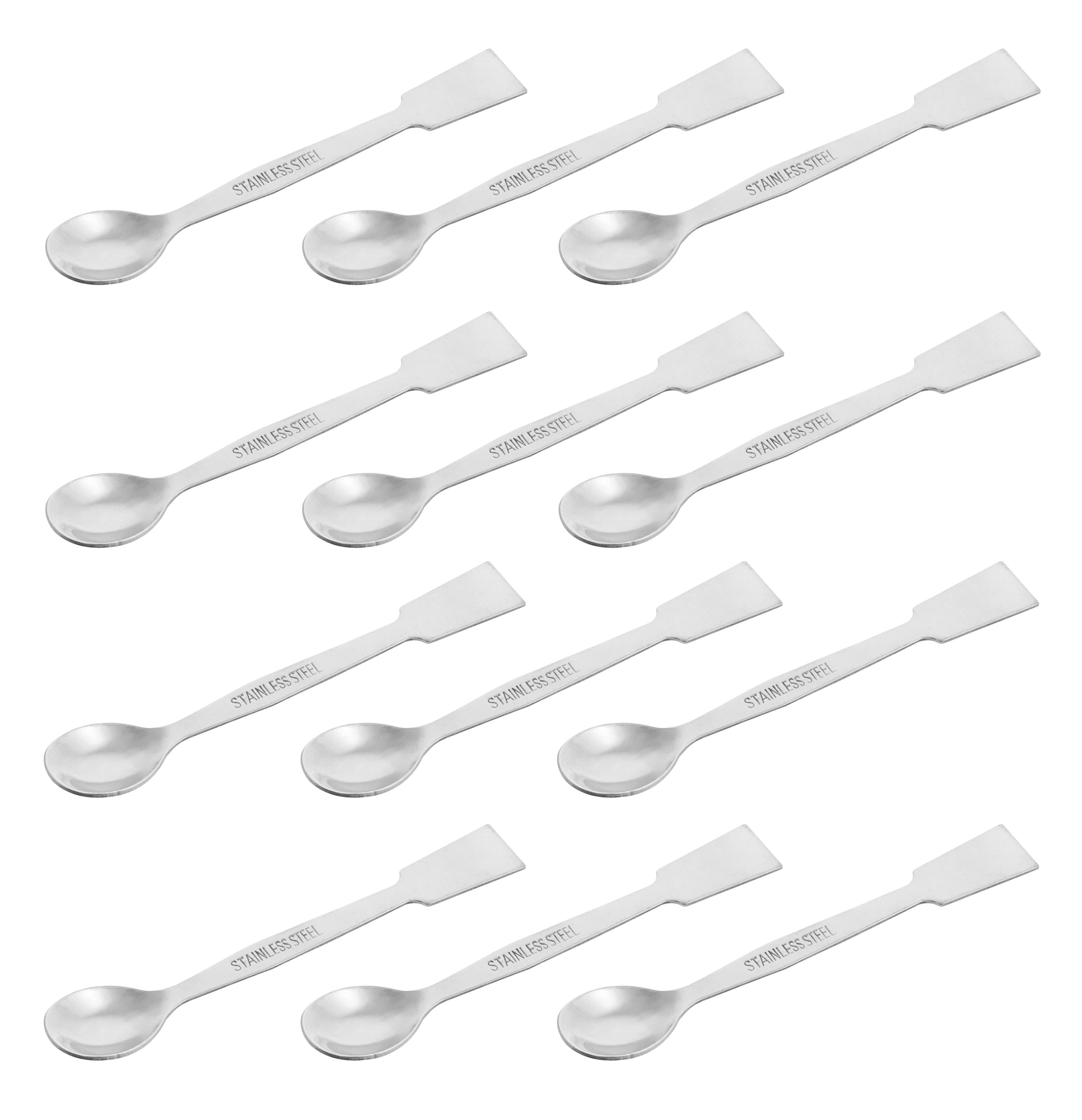 Stainless Steel Scoop-Spatula, 12-Pack
