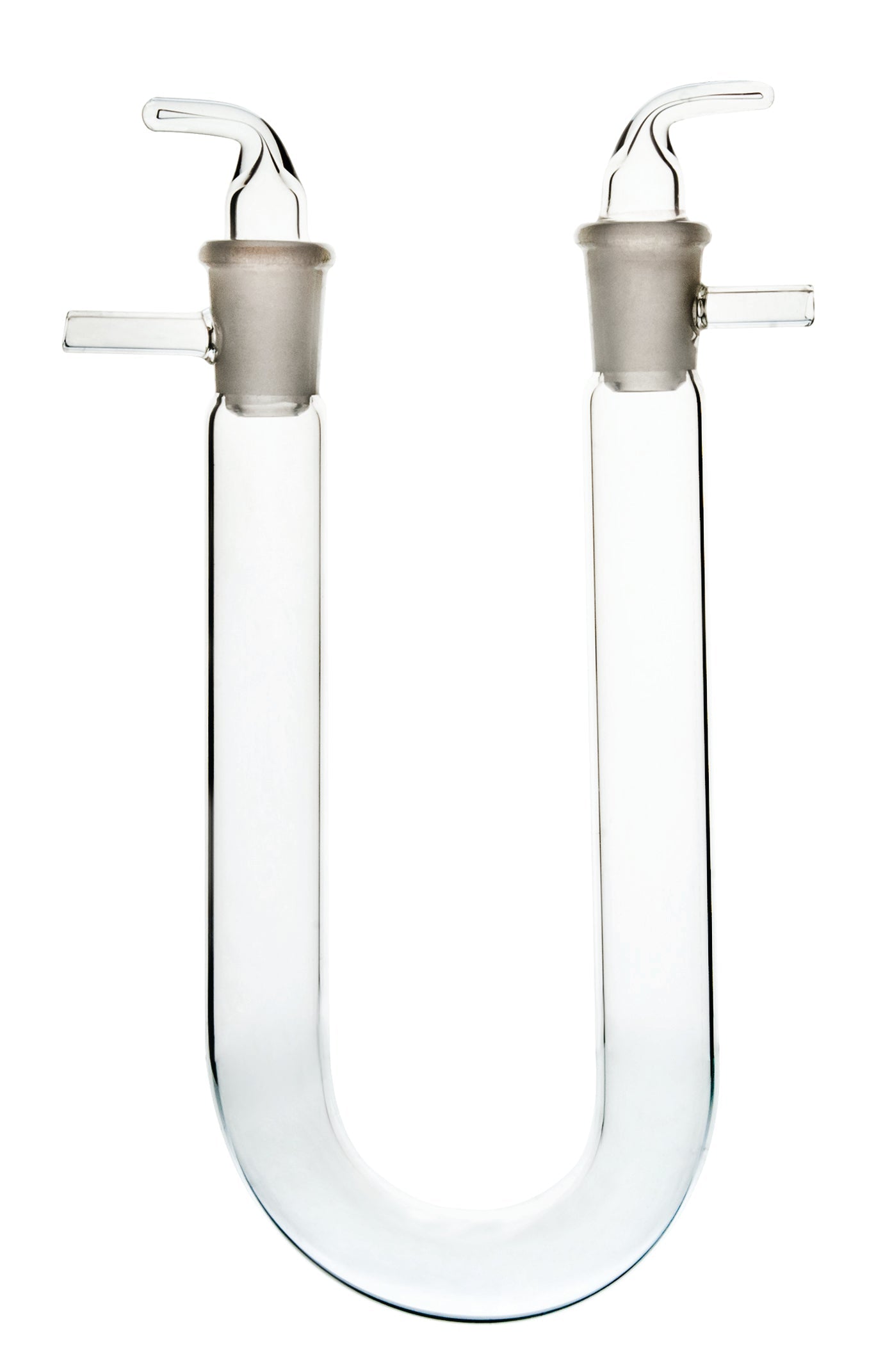Stoppered Calcium Chloride U-Form Absorption Tube, 125 x 20mm, Borosilicate Glass