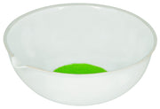 Deep Form Evaporating Basin with Spout, 110mm Diameter, Porcelain